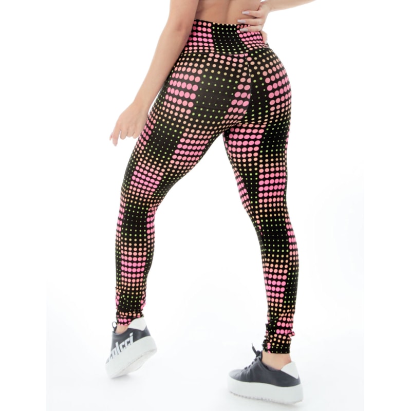 Calça Legging Fitness com Cós Alto Estampada | Ref: 4.4.4381-3209