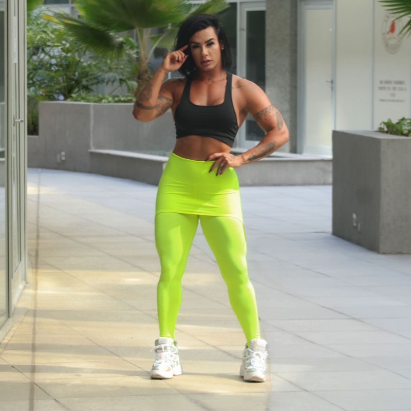 Calça Legging Tapa Bumbum Amarelo Neon | Ref: 4.4.4061-36