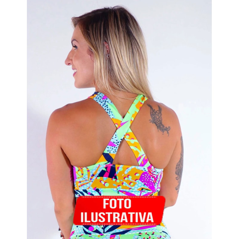 Kit com 3 Croppeds Estampados com Bojo | Ref: KITTOP-17