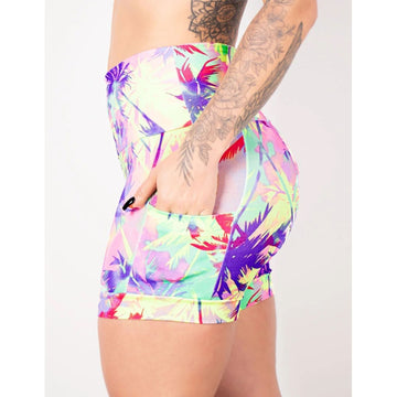 Short Feminino com Bolsos Laterais Estampado | Ref: 4.4.4347-3196
