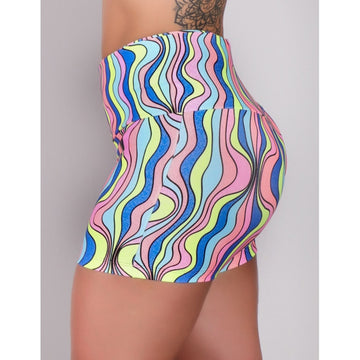 Short Feminino Fitness com Estampa | Ref: 4.4.1602-3152