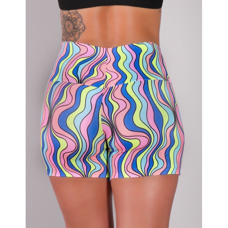 Short Feminino Fitness com Estampa | Ref: 4.4.1602-3152