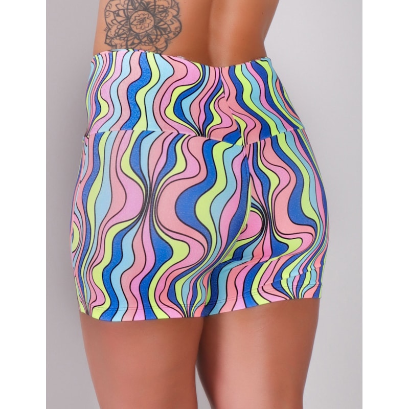 Short Feminino Fitness com Estampa | Ref: 4.4.1602-3152