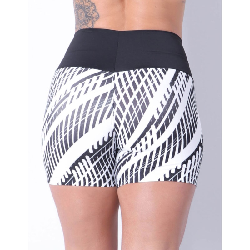 Short Fitness Básico Feminino Estampado | Ref: 4.4.4405-3221