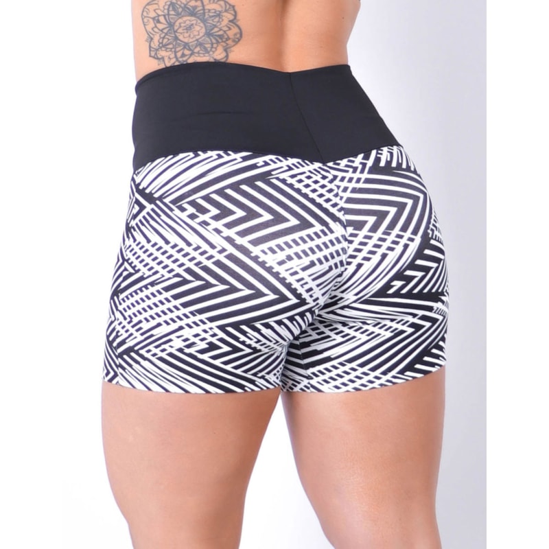 Short Fitness Feminino Básico Estampado | Ref: 4.4.4405-3231