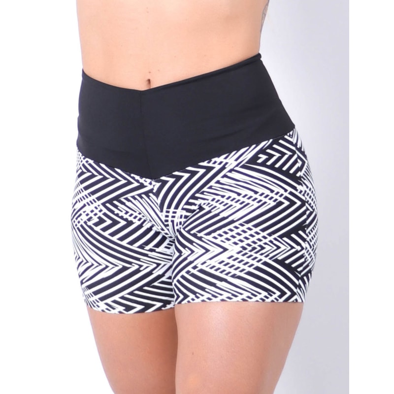 Short Fitness Feminino Básico Estampado | Ref: 4.4.4405-3231