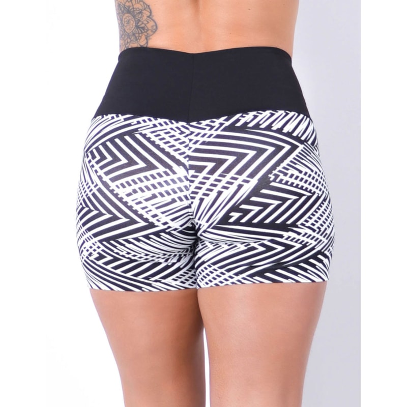 Short Fitness Feminino Básico Estampado | Ref: 4.4.4405-3231
