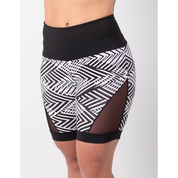 Shortinho Fitness Estampado com Tela nas Laterais | Ref: 4.4.4404-3231