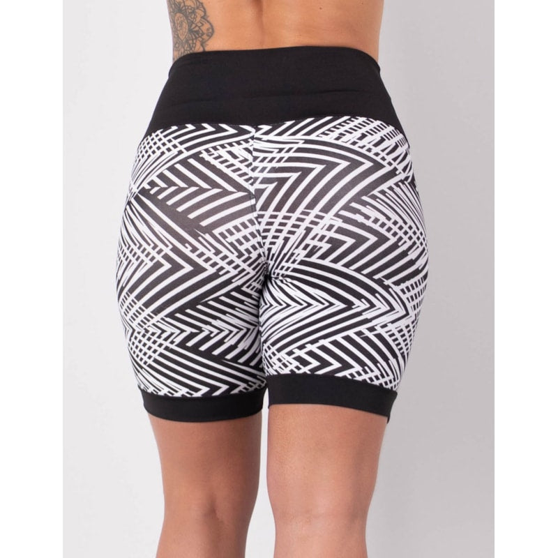 Shortinho Fitness Estampado com Tela nas Laterais | Ref: 4.4.4404-3231