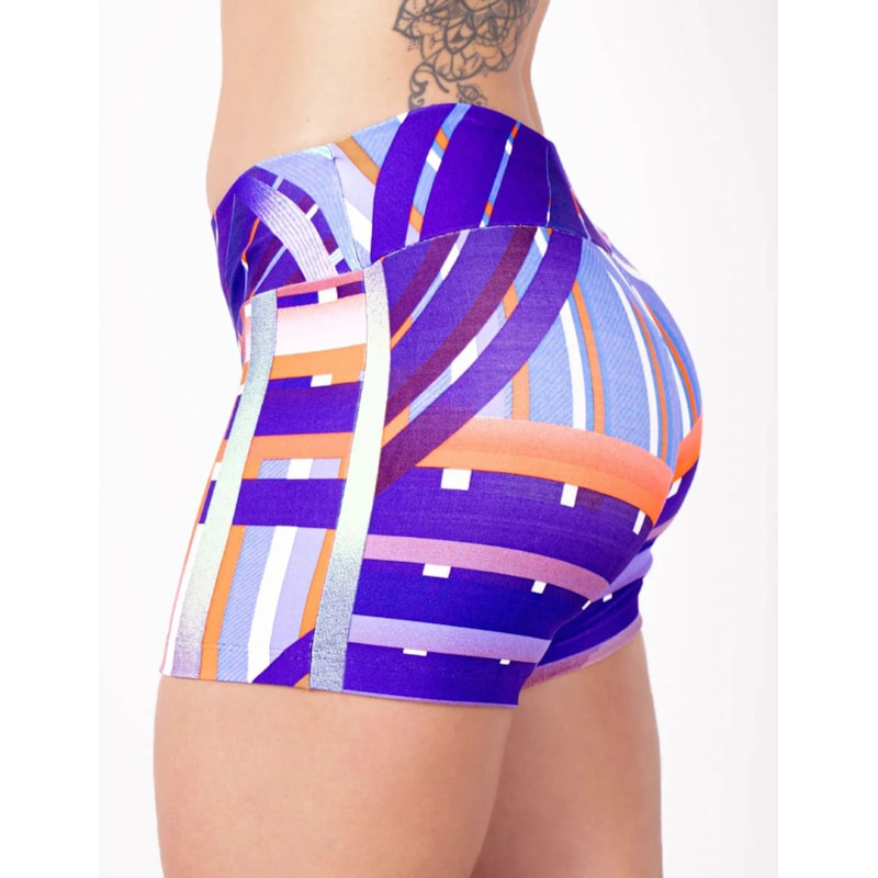 Shortinho Fitness Feminino Estampado | Ref: 4.4.4405-3222