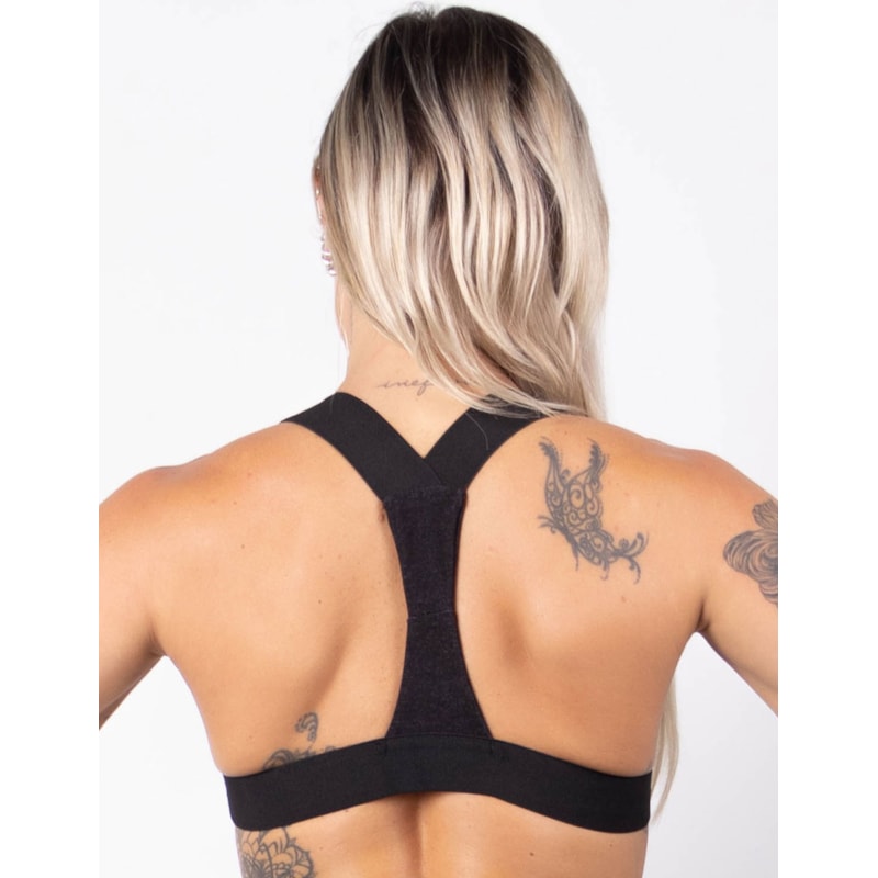 Top Estilo Jeans com Bojo em Viscose Preto | Ref: 3.3.2565-01