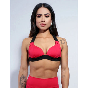 Top Fitness com Bojo Vermelho | Ref: 4.4.1199-11