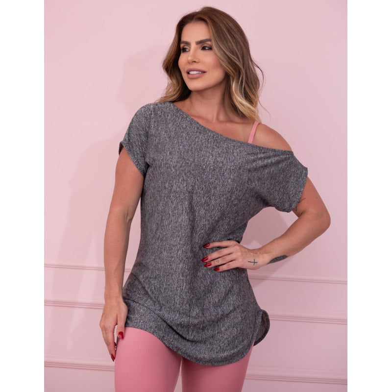 Blusa Feminina Dry Fit Mescla | Ref: 3.3.2434-03