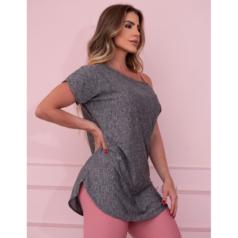 Blusa Feminina Dry Fit Mescla | Ref: 3.3.2434-03