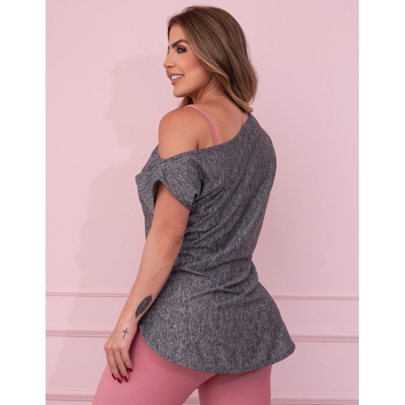 Blusa Feminina Dry Fit Mescla | Ref: 3.3.2434-03