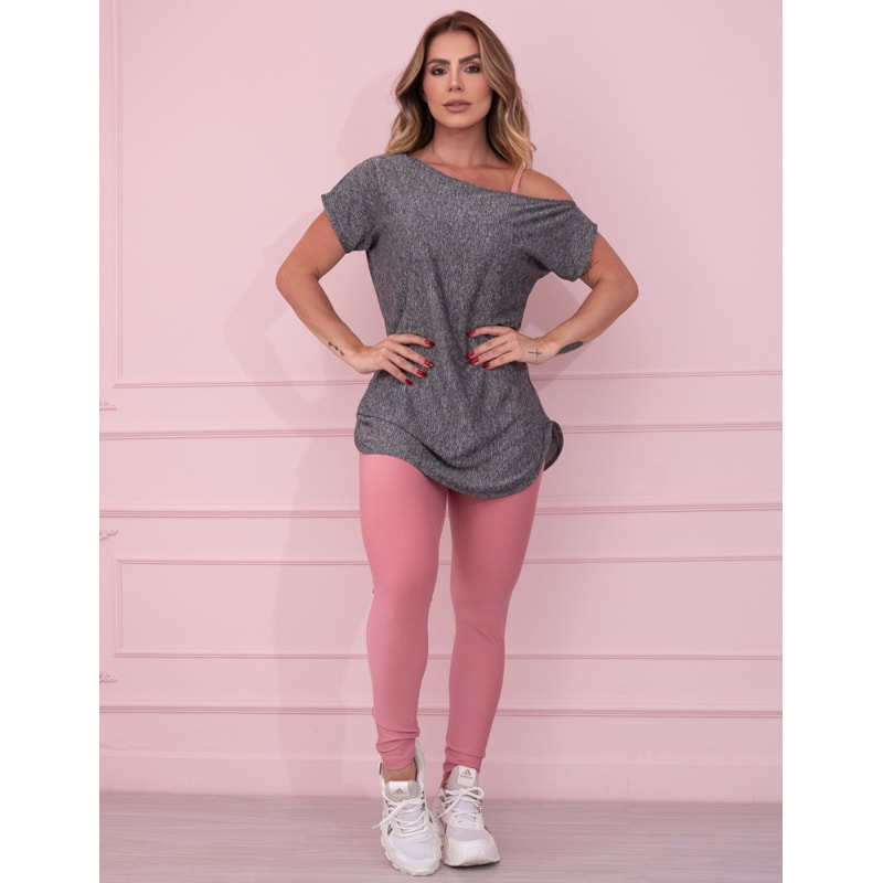 Blusa Feminina Dry Fit Mescla | Ref: 3.3.2434-03