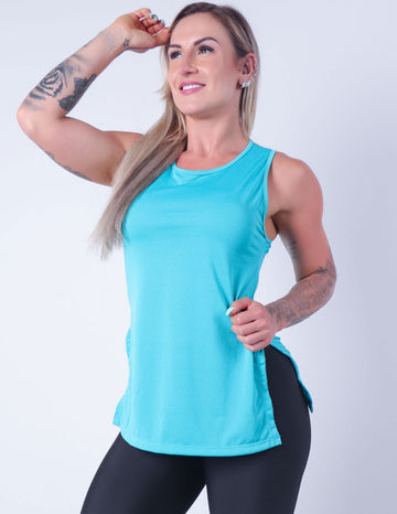 Regata Feminina Verde em Dry Fit | Ref: 3.3.2556-05