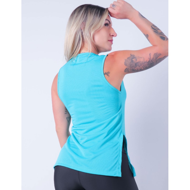 Regata Feminina Verde em Dry Fit | Ref: 3.3.2556-05