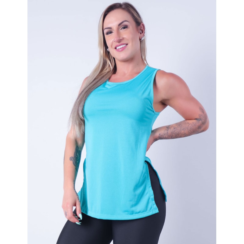 Regata Feminina Verde em Dry Fit | Ref: 3.3.2556-05