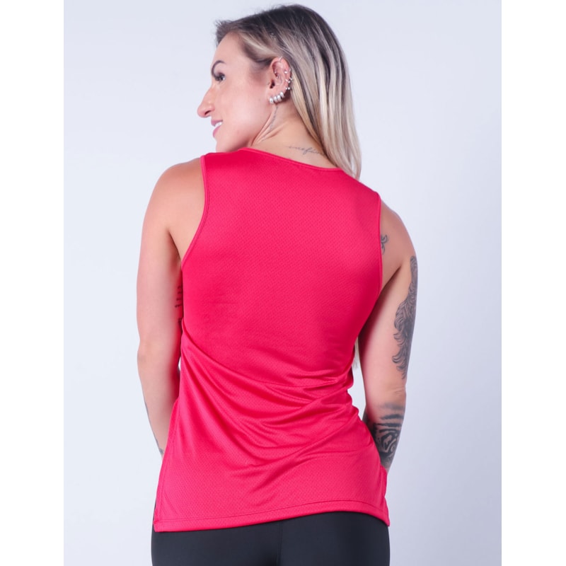 Regatinha Feminina Vermelho Rubi em Dry Fit | Ref: 3.3.2556-24