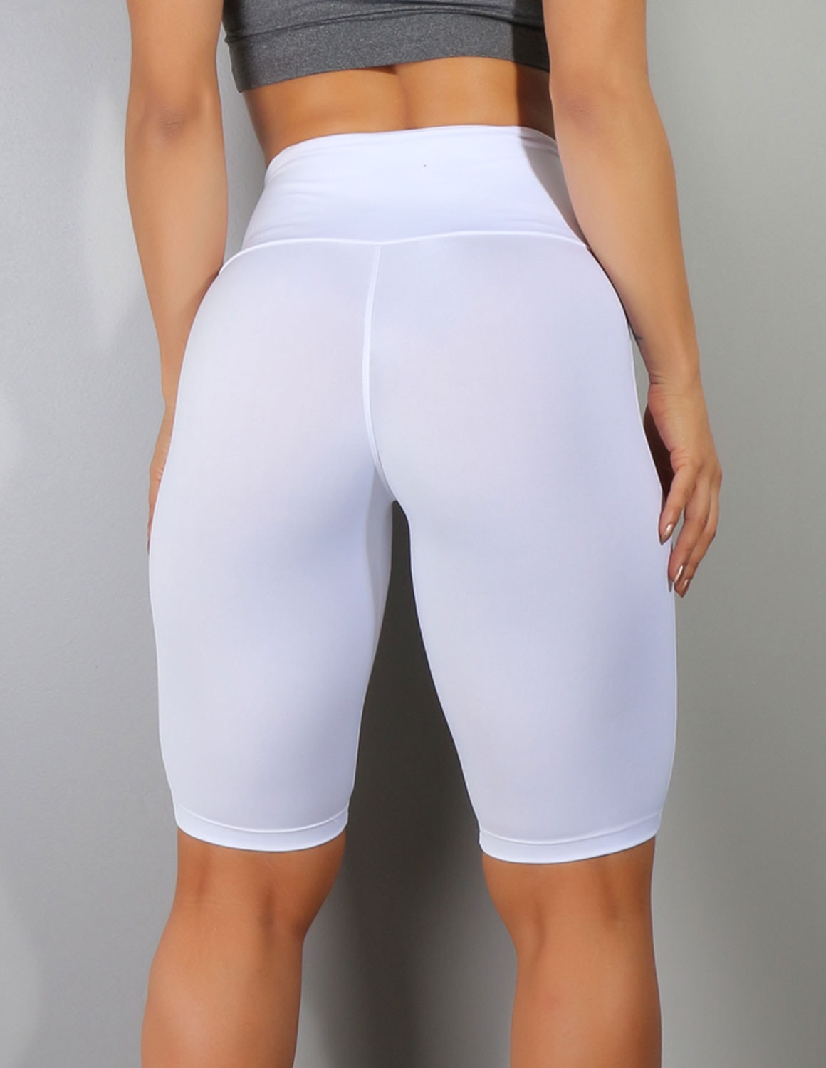 Bermuda Ciclista Para Academia Branca