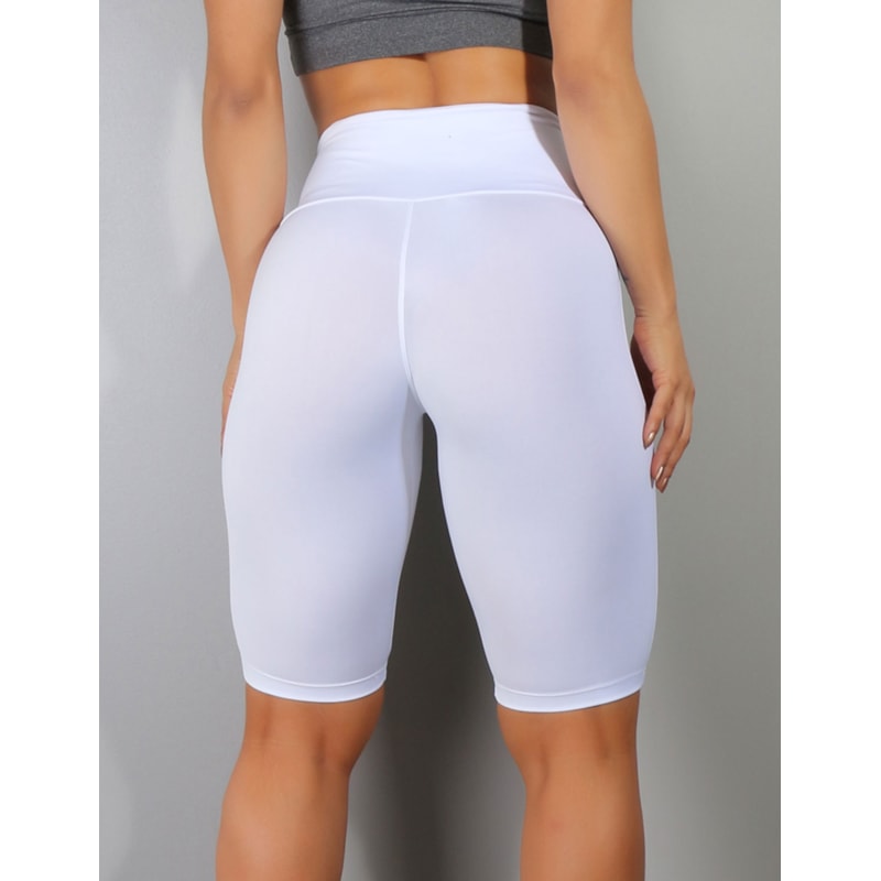 Bermuda Ciclista Para Academia Branca | Ref: 4.4.1574-02