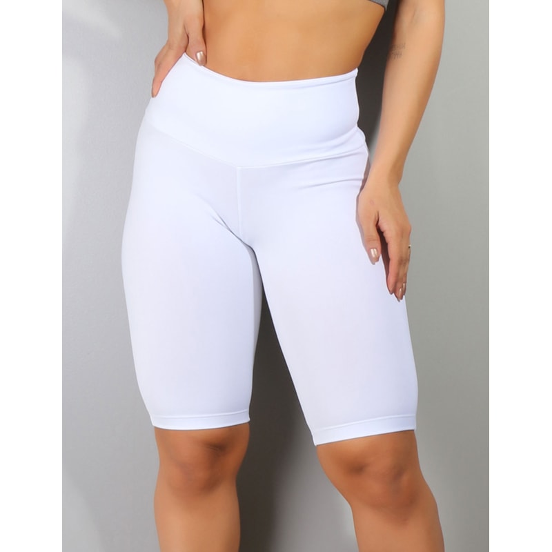 Bermuda Ciclista Para Academia Branca | Ref: 4.4.1574-02