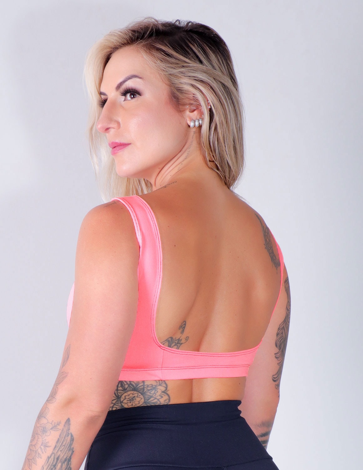 Cropped sem Bojo Rosa | Ref: 4.4.4130-16