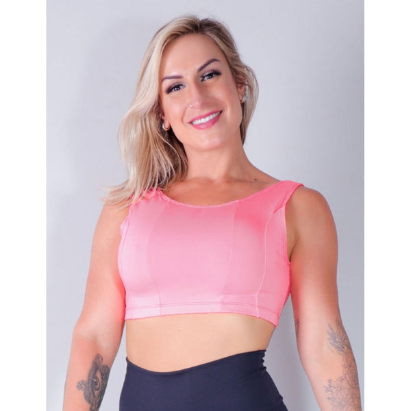 Cropped sem Bojo Rosa | Ref: 4.4.4130-16