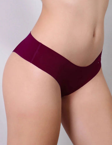 Tanga sem Costura com Corte a Laser Vinho | Ref: 88.60-24