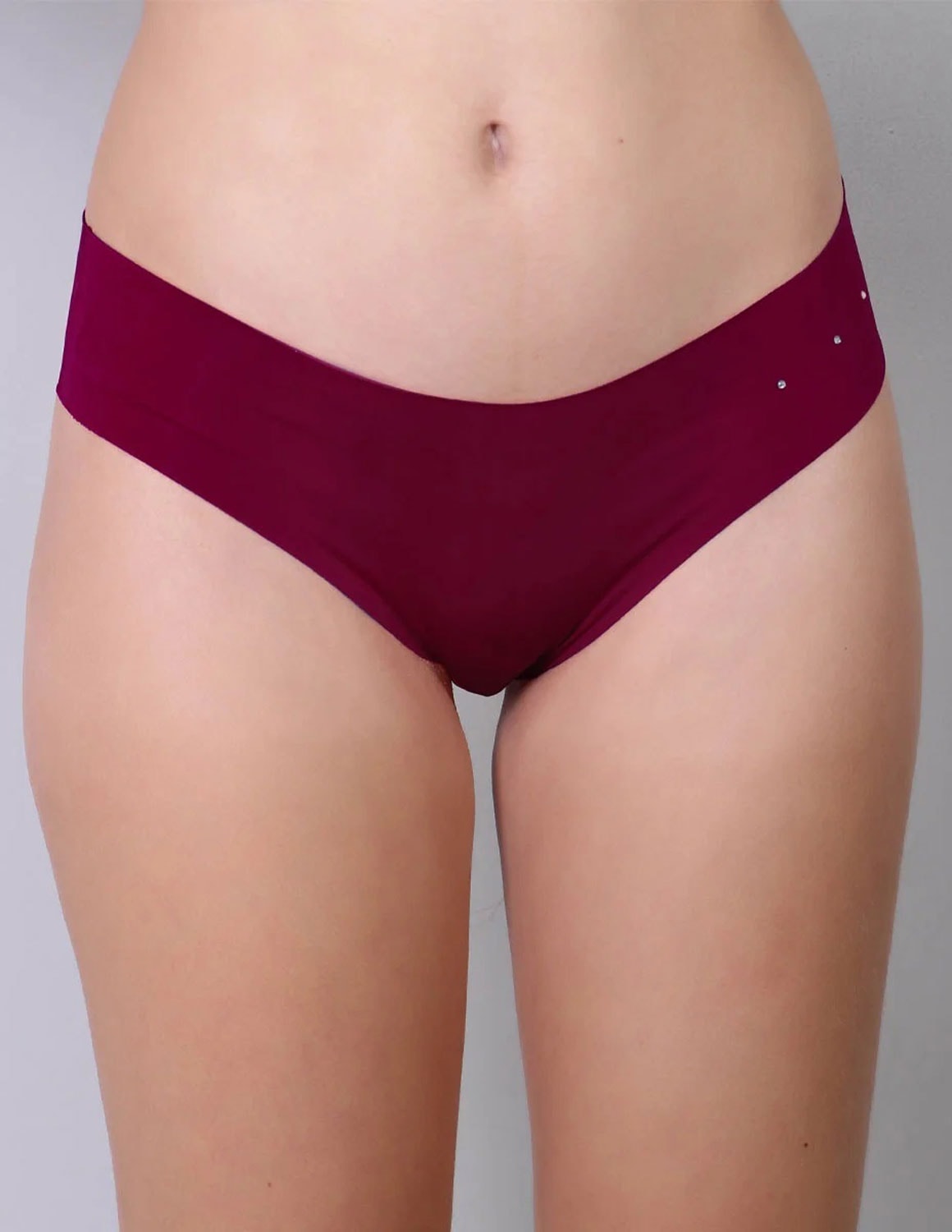 Tanga sem Costura com Corte a Laser Vinho | Ref: 88.60-24
