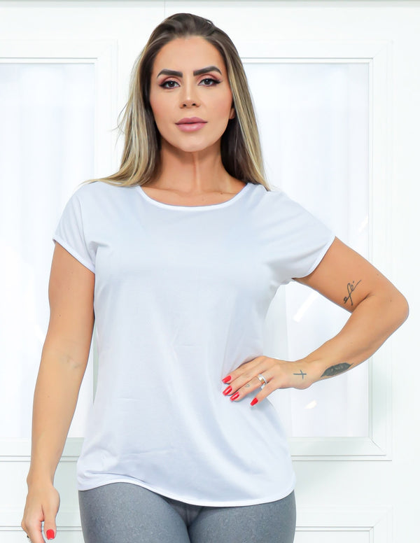 Blusa Feminina em Dry Fit Branca