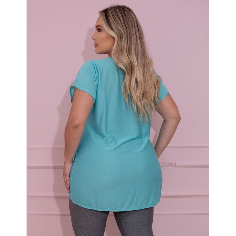 Blusa Plus Size Verde em Dry Fit | Ref: 4.4.1752-05-50