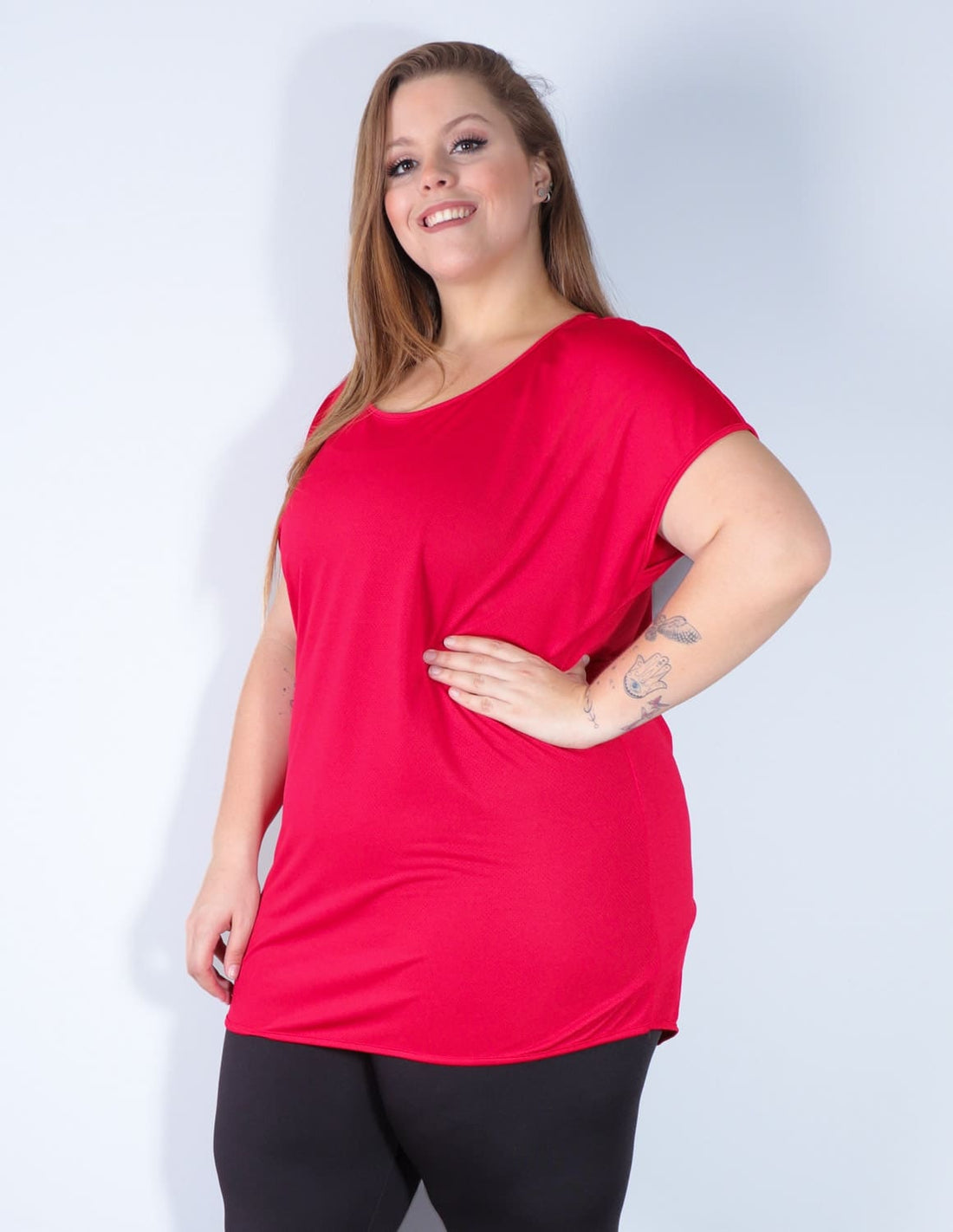 Blusa Vinho Plus Size em Dry Fit | Ref: 4.4.1752-24-52