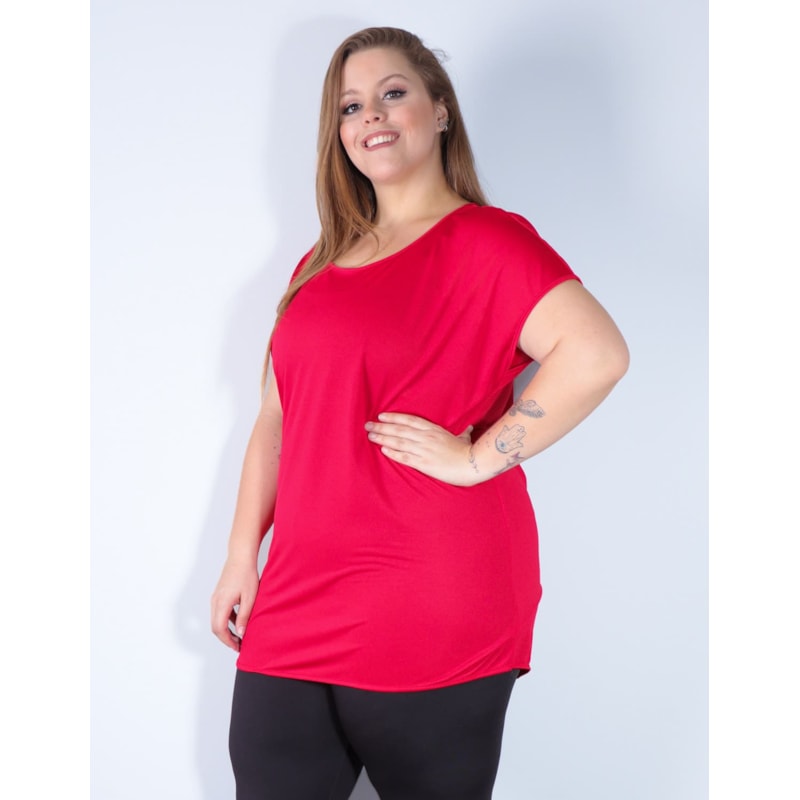 Blusa Vinho Plus Size em Dry Fit | Ref: 4.4.1752-24-52