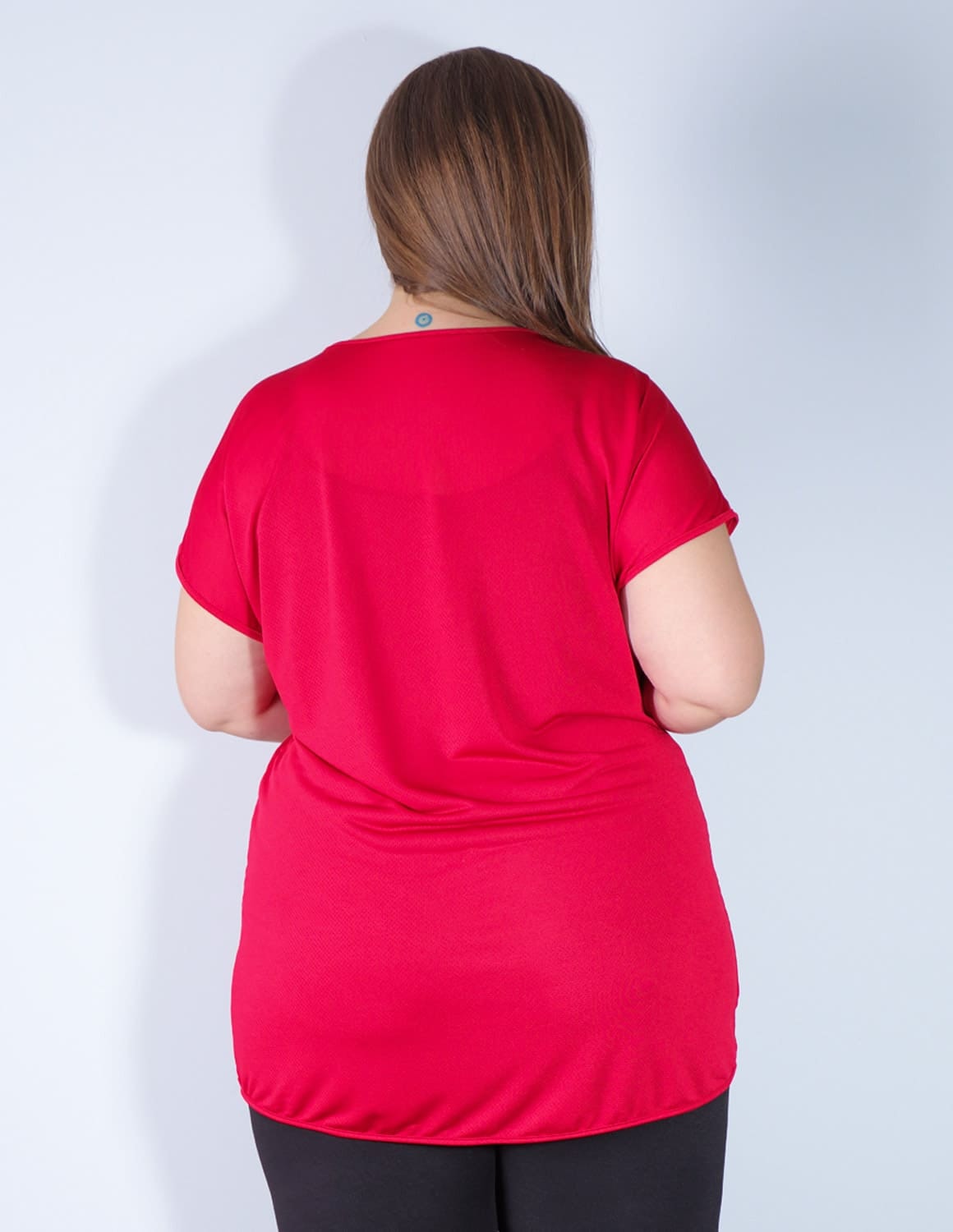 Blusa Vinho Plus Size em Dry Fit
