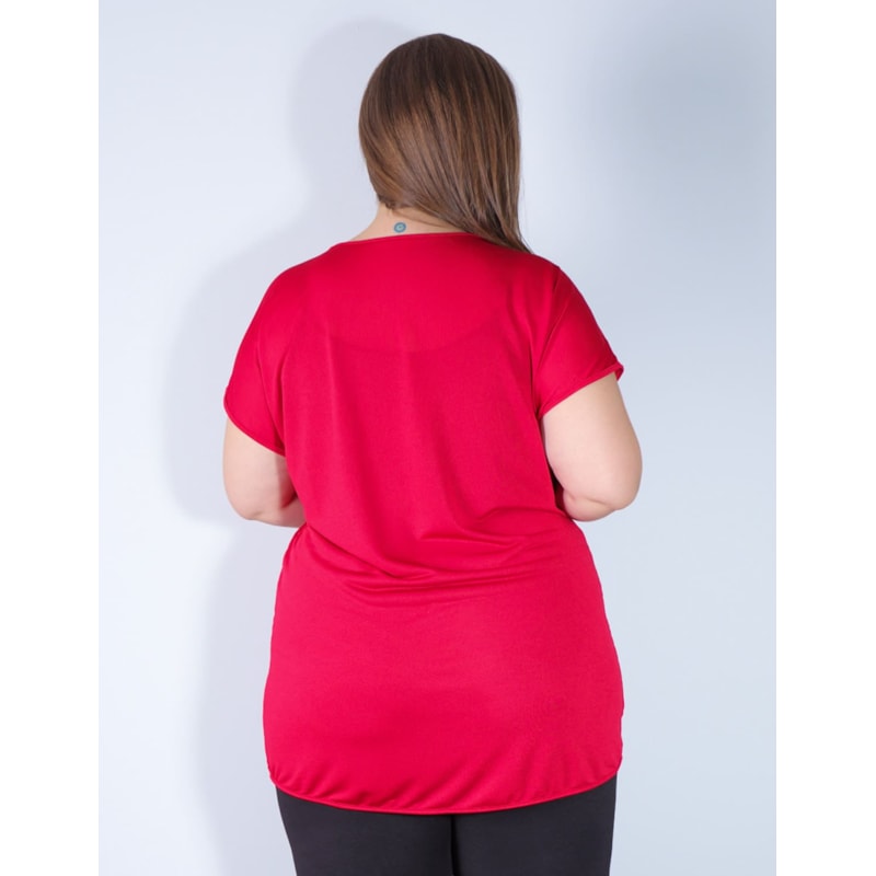 Blusa Vinho Plus Size em Dry Fit | Ref: 4.4.1752-24-52