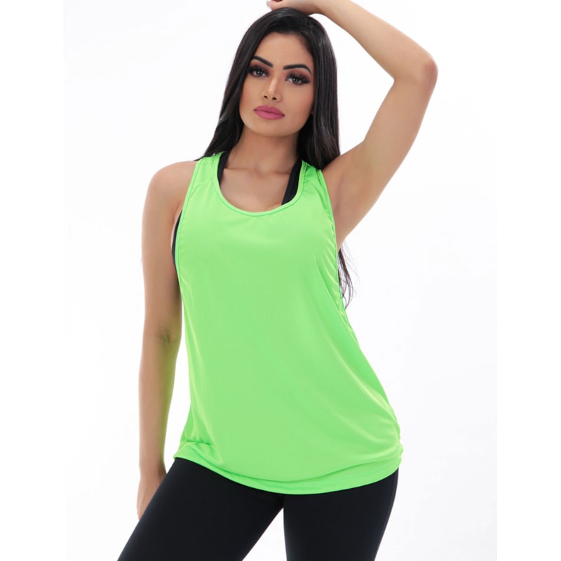 Regata de Dry Fit Verde Neon | Ref: 4.4.4361-32-G