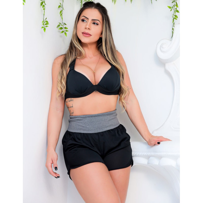 Conjunto em Dry Fit com Short  e Top com Bojo | Ref: 8.8.0118-0103-G