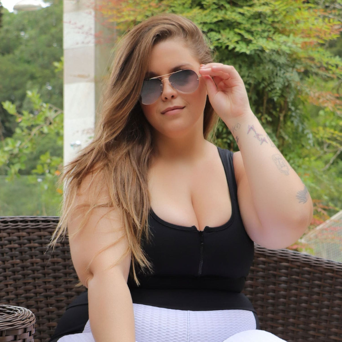 Óculos Aviador com Lentes Degradê | Ref: OC-0079