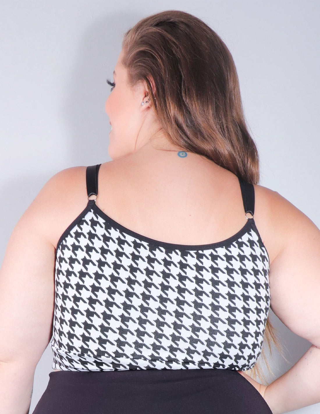 Cropped Plus Size em Tecido Jacquard com Alças Reguláveis | Ref: 4.4.4432-3236