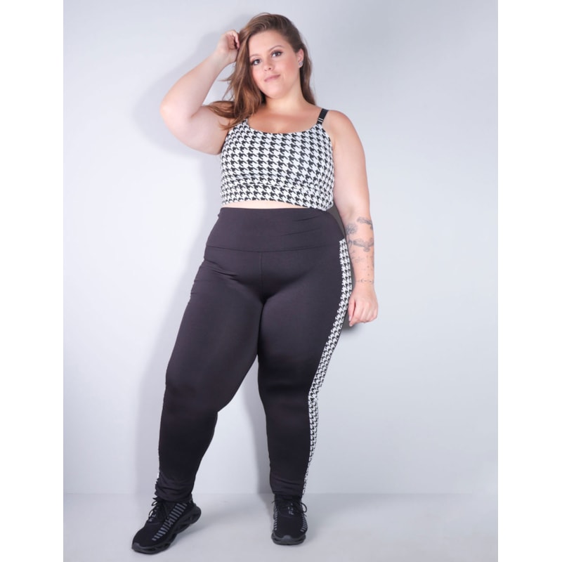 Cropped Plus Size em Tecido Jacquard com Alças Reguláveis | Ref: 4.4.4432-3236