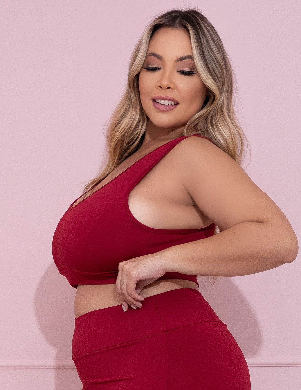 Top Plus Size Vinho sem Bojo | Ref: 4.4.1699-24