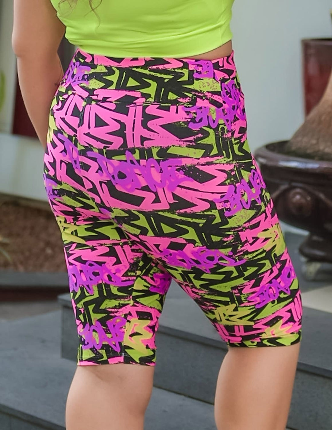 Bermuda Fitness Ciclista Plus Size Estampada | Ref: 4.4.4074-3243