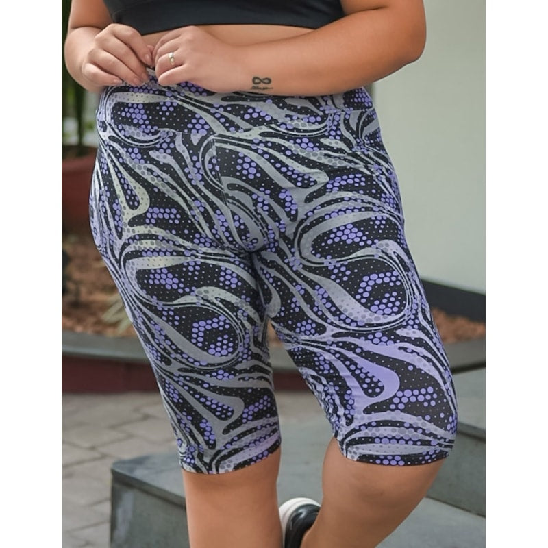 Bermuda Ciclista Plus Size Estampada | Ref: 4.4.4074-3244