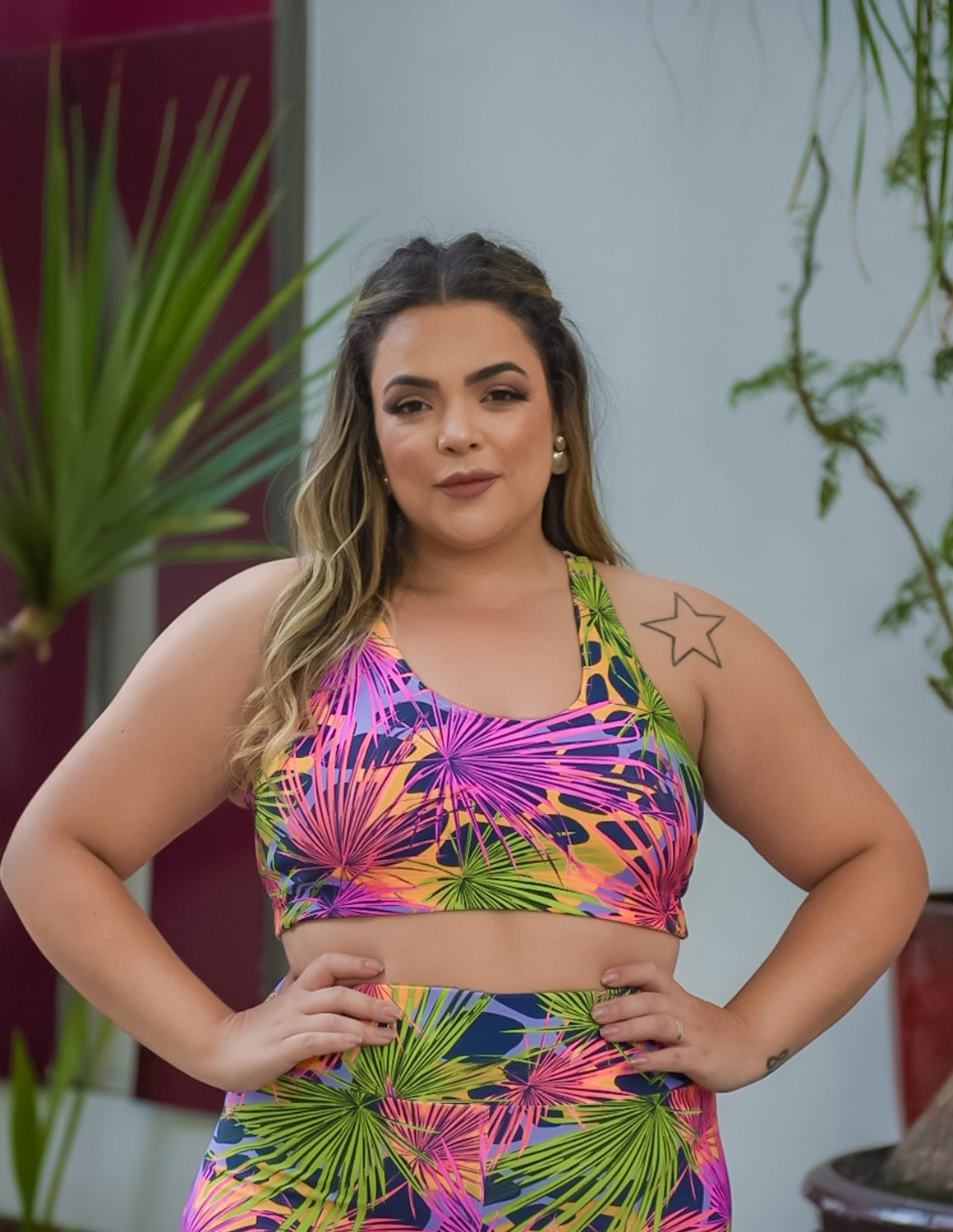 Top Feminino Plus Size Estampado | Ref: 4.4.4434-3242