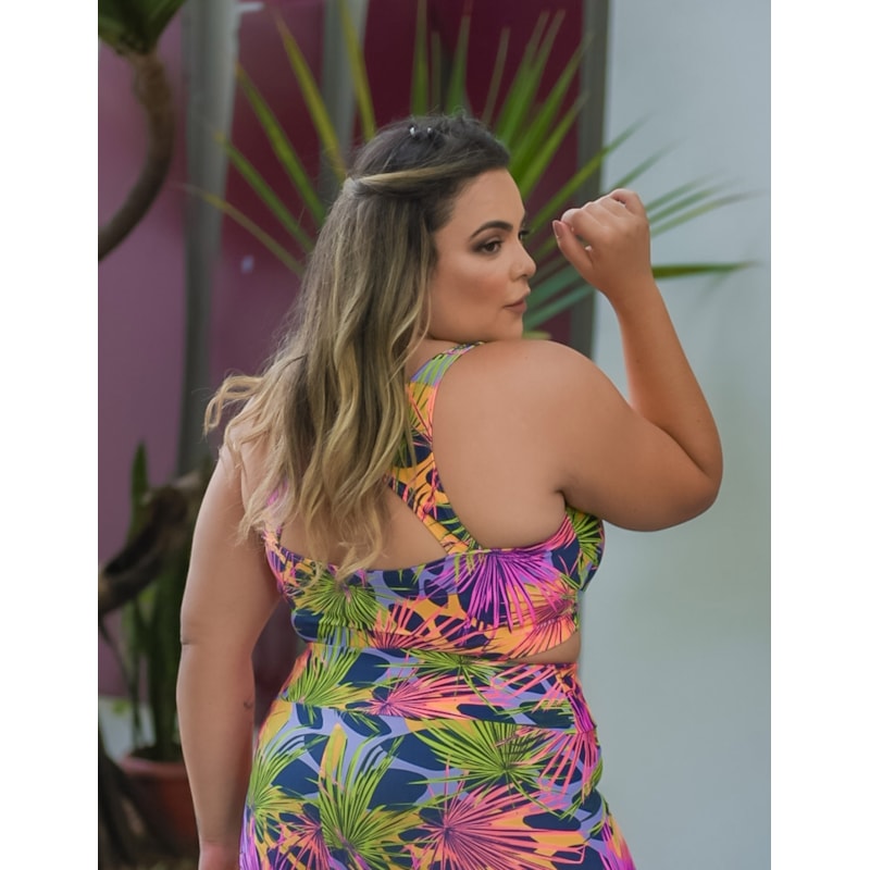 Top Feminino Plus Size Estampado | Ref: 4.4.4434-3242