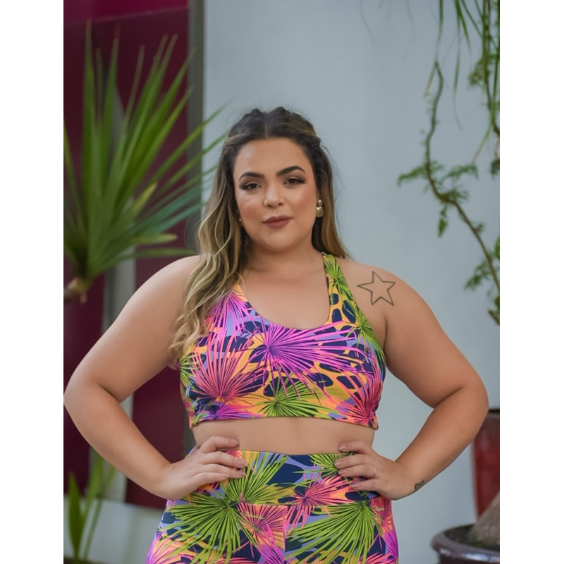 Top Feminino Plus Size Estampado | Ref: 4.4.4434-3242