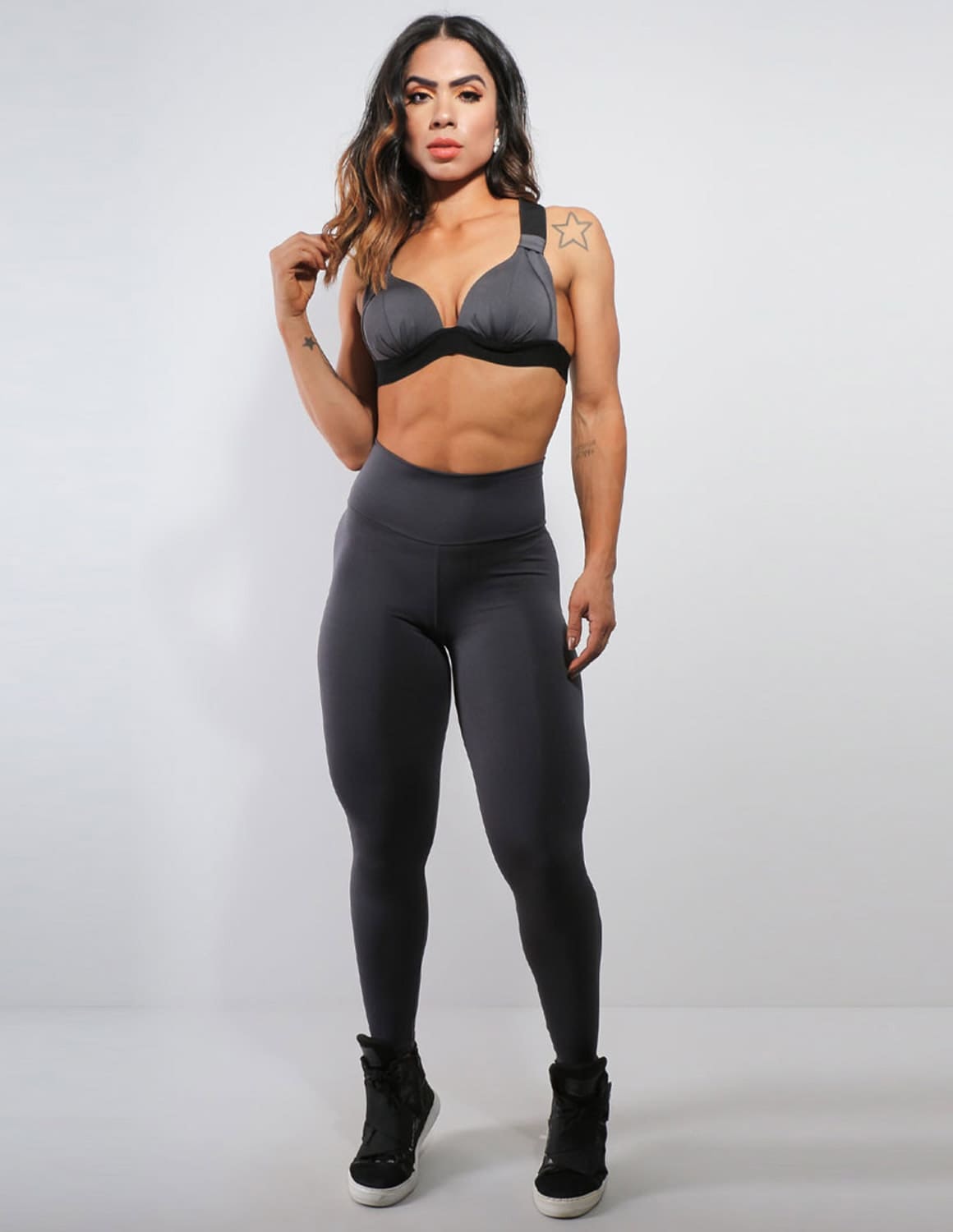 Top com Bojo Grafite | Ref: 4.4.1199-28