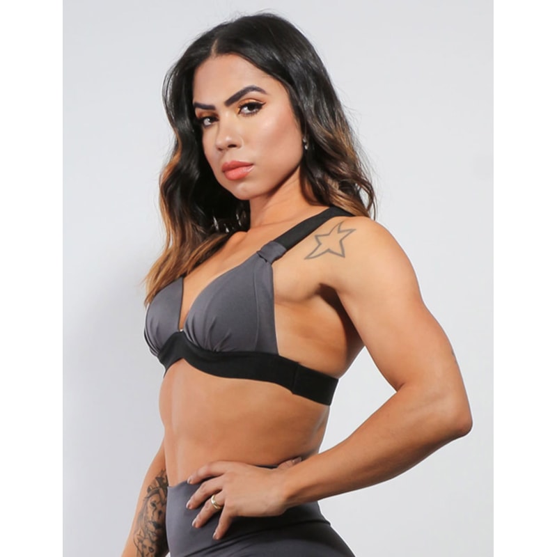 Top com Bojo Grafite | Ref: 4.4.1199-28